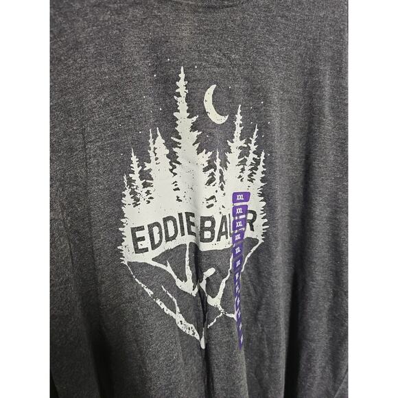Eddie Bauer Men's Crewneck Graphic Tee Long Sleeve T-Shirt Size XXL Gorpcore - Picture 2 of 8